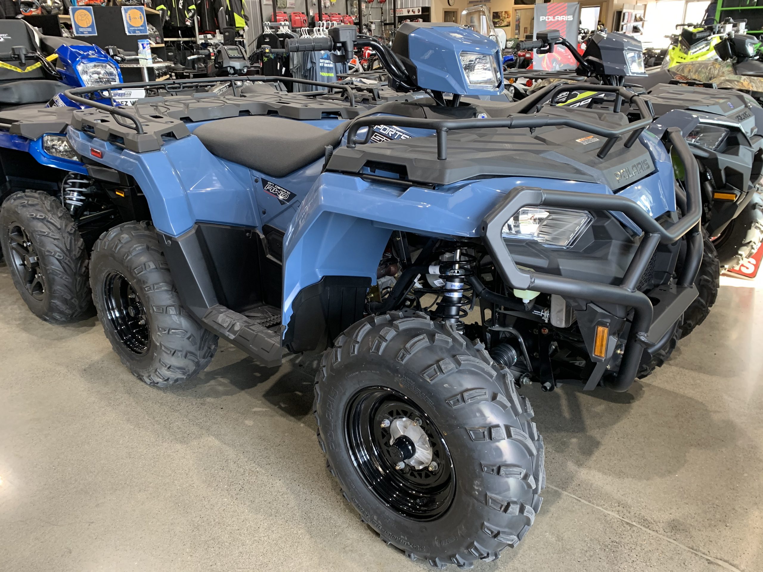 POLARIS SPORTSMAN 570 EPS BLEU 2021 (3) Moto Sport 100 limites